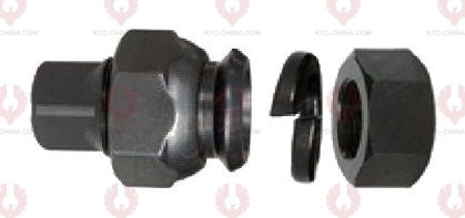 AT5387 Bolt NISSAN-UD REAR OUTSIDE THREAD: M20X1.5 OUTSIDE THREAD: M22X1.5 LENGTH: 100 KNURLING DIAMETER: 22 A F DIAMETER: 41 NUT HEIGHT: 25 A F DIAMETER: 36 NUT HEIGHT: 18