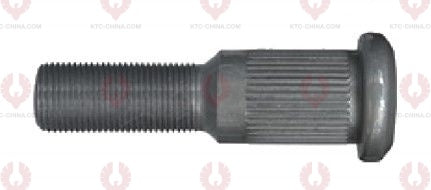 AT5424 Bolt AMERICA MODELS OUTSIDE THREAD: M19X1.5 LENGTH UNDER HEAD: 72 THREAD LENGTH: 34 KNURLING DIAMETER: 25.4 HEAD HEIGHT: 10 HEAD DIAMETER: 34 A F DIMENSION: EMPTY NUT HEIGHT: EMPTY