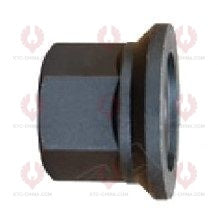 AT5427 Bolt AMERICA MODELS OUTSIDE THREAD: M22X1.5 LENGTH UNDER HEAD: 121 THREAD LENGTH: 95 KNURLING DIAMETER: 24.1 HEAD HEIGHT: 8.5 HEAD DIAMETER: 33 A F DIMENSION: 33 NUT HEIGHT: 32