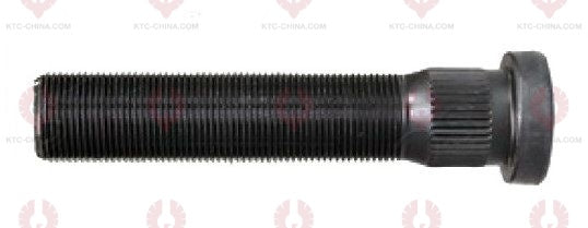 AT5430 Bolt AMERICA MODELS OUTSIDE THREAD: M22X1.5 LENGTH UNDER HEAD: 114 THREAD LENGTH: 88 KNURLING DIAMETER: 24.1 HEAD HEIGHT: 8.5 HEAD DIAMETER: 33 A F DIMENSION: EMPTY NUT HEIGHT: EMPTY