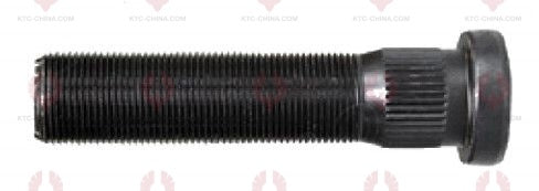 AT5434 Bolt AMERICA MODELS OUTSIDE THREAD: M22X1.5 LENGTH UNDER HEAD: 89 THREAD LENGTH: 63 KNURLING DIAMETER: 24.1 HEAD HEIGHT: 8.5 HEAD DIAMETER: 33 A F DIMENSION: EMPTY NUT HEIGHT: EMPTY
