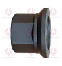 AT5441 Bolt AMERICA MODELS OUTSIDE THREAD: M22X1.5 LENGTH UNDER HEAD: 102 THREAD LENGTH: 76 KNURLING DIAMETER: 25.7 HEAD HEIGHT: 8.5 HEAD DIAMETER: 33 A F DIMENSION: 33 NUT HEIGHT: 32