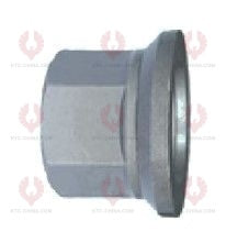AT5445 Bolt FRUEHAUF OUTSIDE THREAD: M22X1.5 LENGTH UNDER HEAD: 106 THREAD LENGTH: 46 KNURLING DIAMETER: 26 HEAD HEIGHT: 10 HEAD DIAMETER: 38 A F DIMENSION: 33 NUT HEIGHT: 32 AFA0230