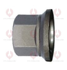 AT5479 Bolt TRAILOR FRUEHAUF OUTSIDE THREAD: M22X1.5 LENGTH UNDER HEAD: 62 THREAD LENGTH: 32 KNURLING DIAMETER: 25.7 HEAD HEIGHT: 10 HEAD DIAMETER: 36 A F DIMENSION: 33 NUT HEIGHT: 32 21415