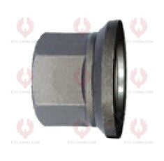 AT5487 Bolt EMPTY OUTSIDE THREAD: M22X1.5 LENGTH UNDER HEAD: 100 THREAD LENGTH: 54 KNURLING DIAMETER: 23.3 HEAD HEIGHT: 10 HEAD DIAMETER: 32 A F DIMENSION: 32 NUT HEIGHT: 32