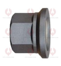 AT5515 Bolt SAF OUTSIDE THREAD: M22X1.5 LENGTH UNDER HEAD: 93 THREAD LENGTH: 53 KNURLING DIAMETER: 22.4 HEAD HEIGHT: 10 HEAD DIAMETER: 32 A F DIMENSION: 32 NUT HEIGHT: 32 1.303.1075.12