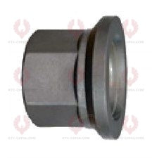 AT5531 Bolt DAF OUTSIDE THREAD: M22X1.5 LENGTH UNDER HEAD: 85 THREAD LENGTH: 46 KNURLING DIAMETER: 25.4 HEAD HEIGHT: 11 HEAD DIAMETER: 42 A F DIMENSION: 32 NUT HEIGHT: 32 1309 191