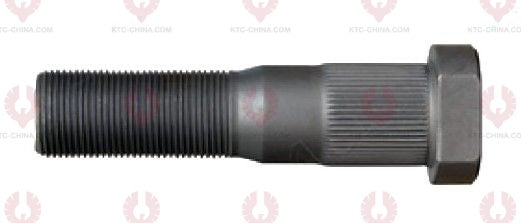 AT5598 Bolt RENAULT OUTSIDE THREAD: M22X1.5 LENGTH UNDER HEAD: 97 THREAD LENGTH: 45 KNURLING DIAMETER: 25.4 HEAD HEIGHT: 11 HEAD DIAMETER: 35 A F DIMENSION: EMPTY NUT HEIGHT: EMPTY 00 00 190 220