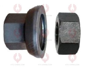 AT5605 Bolt VOLVO OUTSIDE THREAD: 7 8"-14 OUTSIDE THREAD: 7 8"-14 LENGTH: 143 KNURLING DIAMETER: 25 A F DIAMETER: 33 NUT HEIGHT: 34 A F DIAMETER: 32 NUT HEIGHT: 18 0943404-4