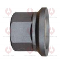 AT5621 Bolt VOLVO RENAULT OUTSIDE THREAD: M22X1.5 LENGTH UNDER HEAD: 88 THREAD LENGTH: 57 KNURLING DIAMETER: 25.5 HEAD HEIGHT: 10.5 HEAD DIAMETER: 36 A F DIMENSION: 33 NUT HEIGHT: 32 20515515