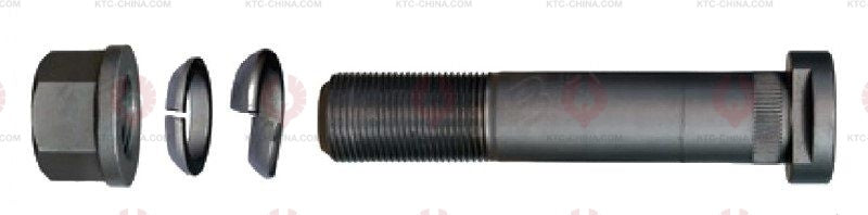 AT5635 Bolt IVECO OUTSIDE THREAD: M22X1.5 LENGTH UNDER HEAD: 115 THREAD LENGTH: 41 KNURLING DIAMETER: 22.4 HEAD HEIGHT: 10 HEAD DIAMETER: 32 A F DIMENSION: 30 NUT HEIGHT: 22 0342 4731