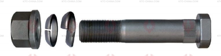 AT5656 Bolt IVECO OUTSIDE THREAD: M22X1.5 LENGTH UNDER HEAD: 105 THREAD LENGTH: 38 KNURLING DIAMETER: 22.5 HEAD HEIGHT: 10 HEAD DIAMETER: 32 A F DIMENSION: 30 NUT HEIGHT: 22 4211 7454