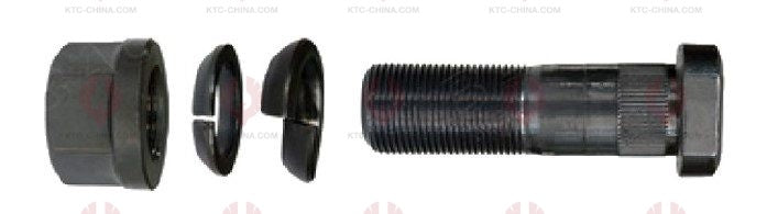 AT5671 Bolt IVECO OUTSIDE THREAD: M22X1.5 LENGTH UNDER HEAD: 75 THREAD LENGTH: 38 KNURLING DIAMETER: 22.5 HEAD HEIGHT: 10 HEAD DIAMETER: 32 A F DIMENSION: 30 NUT HEIGHT: 22 4211 7447