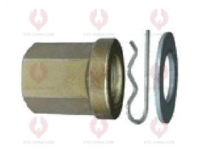 AT5729 Bolt TRILEX OUTSIDE THREAD: M20X2.0 LENGTH UNDER HEAD: 130 THREAD LENGTH: 72 KNURLING DIAMETER: 20 HEAD HEIGHT: 12.5 HEAD DIAMETER: 45 A F DIMENSION: 27 NUT HEIGHT: 21 659 112 613