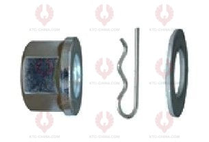 AT5738 Bolt TRILEX OUTSIDE THREAD: M20X2.0 LENGTH UNDER HEAD: 115 THREAD LENGTH: 52 KNURLING DIAMETER: 20 HEAD HEIGHT: 12.5 HEAD DIAMETER: 45 A F DIMENSION: 27 NUT HEIGHT: 21 659 112 612