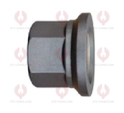 AT5808 Bolt MERCEDES BENZ OUTSIDE THREAD: M20X1.5 LENGTH UNDER HEAD: 84 THREAD LENGTH: 40 KNURLING DIAMETER: 20 HEAD HEIGHT: 9 HEAD DIAMETER: 30.5 A F DIMENSION: 30 NUT HEIGHT: 27 327 402 02 71