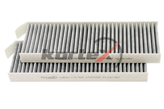 AT10124 Filter Filter Cabin CITROEN C4 PICASSO BERLINGO PEUGEOT PARTNER 3008 5008 08- (set 2pcs) (coal) 6447.XF 6447XG