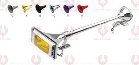 AT10343 Car Horn LENGTH: 640 740MM  VOLTAGE: 12V 24V  CURRENT: 3A  SOUND LEVEL: 115+- 10DB  FREQUENCY: 380 440HZ