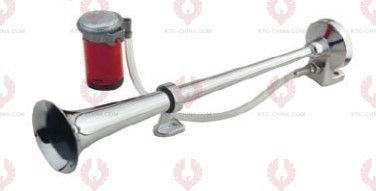 AT10346 Car Horn LENGTH: 450MM  VOLTAGE: 12V 24V  CURRENT: 15A  SOUND LEVEL: 115+-10DB  FREQUENCY :530 680HZ
