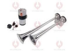 AT10360 Car Horn LENGTH: 330 385MM  VOLTAGE: 12V  24V  CURRENT: 15A  SOUND LEVEL: 115+-10DB  FREQUENCY: 530 680HZ