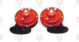 AT10380 Car Horn DIAMETER: ⏀90MM  VOLTAGE: 12V 24V  CURRENT: 4A  SOUND LEVEL: 115+-10DB  FREQUENCY: 410+-20 510+-20HZ