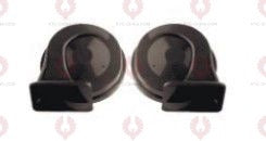 AT10386 Car Horn DIAMETER: ⏀95MM  VOLTAGE: 12V 24V  CURRENT: 4A  SOUND LEVEL: 115+-10DB  FREQUENCY: 410+-20 510+-20HZ