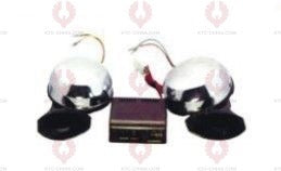 AT10397 Car Horn DIAMETER: ⏀112MM  VOLTAGE: 12V 24V  CURRENT: 4A  SOUND LEVEL: 115+-10DB  FREQUENCY: 410+-20 510+-20HZ