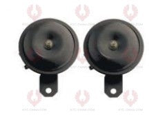 AT10402 Car Horn DIAMETER: ⏀70MM  VOLTAGE: 12V 24V  CURRENT: <3A <2A  SOUND LEVEL: 110+-5DB  FREQUENCY: 420+-20 350+-20HZ