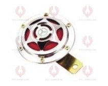 AT10408 Car Horn DIAMETER: ⏀90 100MM  VOLTAGE: 12V 24V  CURRENT: <3A <2A  SOUND LEVEL: 110+-5DB  FREQUENCY: 390+-20 310+-20HZ