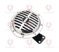 AT10425 Car Horn DIAMETER: ⏀155MM  VOLTAGE: 12V 24V  CURRENT: <3A <2A  SOUND LEVEL: 110+-5DB  FREQUENCY: 390+-20 310+-20HZ