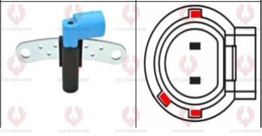 AT13085 Crankshaft Position Sensor 6001548175  8200436025  2379800QAC  82 00 643 171  7700101969  82 00 396 919  82 00 436 025 DACIA LOGAN  NISSAN KUBISTAR (X76) RENAULT TWINGO (C06) RENAULT MEGANE I (BA0 1) (2004 09 -  ) (2003 08 -  ) (1993 03 -  )