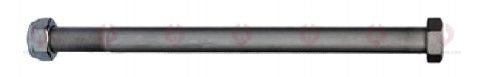 AT4578 C-Bolt C-BOLT  OUTSIDE THREAD: M18X1.5  LENGTH UNDER HEAD: 11"=279  THREAD LENGTH: 80  HEAD HEIGHT: 12  HEAD DIAMETER: 27  A F DIMENSION: 27  NUT HEIGHT: 17