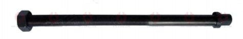 AT4585 C-Bolt C-BOLT  OUTSIDE THREAD: M14X1.75  LENGTH UNDER HEAD: 13"=330  THREAD LENGTH: 165  HEAD HEIGHT: 28  HEAD DIAMETER: 19  A F DIMENSION: 22  NUT HEIGHT: 11