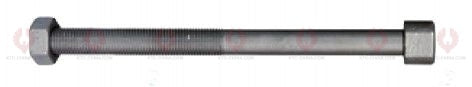 AT4589 C-Bolt C-BOLT  OUTSIDE THREAD: M16X1.5  LENGTH UNDER HEAD: 14"=356  THREAD LENGTH: 267  HEAD HEIGHT: 11  HEAD DIAMETER: 30  A F DIMENSION: 24  NUT HEIGHT: 15