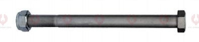 AT4593 C-Bolt C-BOLT  OUTSIDE THREAD: M18X1.5  LENGTH UNDER HEAD: 8"=203  THREAD LENGTH: 50  HEAD HEIGHT: 12  HEAD DIAMETER: 27  A F DIMENSION: 27  NUT HEIGHT: 17