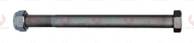 AT4596 C-Bolt C-BOLT  OUTSIDE THREAD: M18X1.5  LENGTH UNDER HEAD: 5"=127  THREAD LENGTH: 50  HEAD HEIGHT: 12  HEAD DIAMETER: 27  A F DIMENSION: 27  NUT HEIGHT: 17