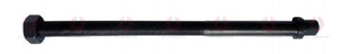AT4604 C-Bolt C-BOLT  OUTSIDE THREAD: M14X1.75  LENGTH UNDER HEAD: 6"=152  THREAD LENGTH: 76  HEAD HEIGHT: 28  HEAD DIAMETER: 19  A F DIMENSION: 22  NUT HEIGHT: 11