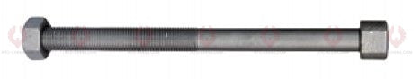 AT4605 C-Bolt C-BOLT  OUTSIDE THREAD: M16X1.5  LENGTH UNDER HEAD: 10"=254  THREAD LENGTH: 190  HEAD HEIGHT: 11  HEAD DIAMETER: 30  A F DIMENSION: 24  NUT HEIGHT: 15