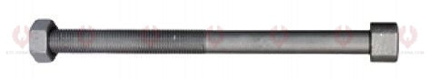 AT4606 C-Bolt C-BOLT  OUTSIDE THREAD: M16X1.5  LENGTH UNDER HEAD: 9"=229  THREAD LENGTH: 172  HEAD HEIGHT: 11  HEAD DIAMETER: 30  A F DIMENSION: 24  NUT HEIGHT: 15