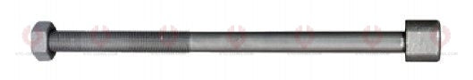 AT4626 C-Bolt C-BOLT  OUTSIDE THREAD: M16X1.5  LENGTH UNDER HEAD: 9"=229  THREAD LENGTH: 172  HEAD HEIGHT: 18  HEAD DIAMETER: 24  A F DIMENSION: 24  NUT HEIGHT: 15