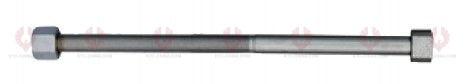 AT4633 C-Bolt C-BOLT  OUTSIDE THREAD: M14X1.5  LENGTH UNDER HEAD: 9"=229  THREAD LENGTH: 172  HEAD HEIGHT: 13  HEAD DIAMETER: 22  A F DIMENSION: 22  NUT HEIGHT: 14