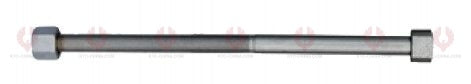 AT4636 C-Bolt C-BOLT  OUTSIDE THREAD: M14X1.5  LENGTH UNDER HEAD: 6"=152  THREAD LENGTH: 114  HEAD HEIGHT: 13  HEAD DIAMETER: 22  A F DIMENSION: 22  NUT HEIGHT: 14