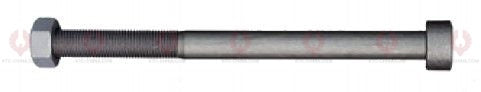 AT4655 C-Bolt C-BOLT  OUTSIDE THREAD: M18X1.5  LENGTH UNDER HEAD: 8"=203  THREAD LENGTH: 152  HEAD HEIGHT: 14  HEAD DIAMETER: 29  A F DIMENSION: 27  NUT HEIGHT: 18
