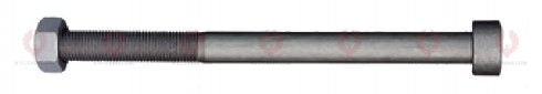 AT4656 C-Bolt C-BOLT  OUTSIDE THREAD: M18X1.5  LENGTH UNDER HEAD: 7"=178  THREAD LENGTH: 134  HEAD HEIGHT: 14  HEAD DIAMETER: 29  A F DIMENSION: 27  NUT HEIGHT: 18