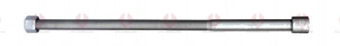 AT4657 C-Bolt C-BOLT  OUTSIDE THREAD: 5 16"-20  LENGTH UNDER HEAD: 6"=152  THREAD LENGTH: 114  HEAD HEIGHT: 8  HEAD DIAMETER: 13  A F DIMENSION: 13  NUT HEIGHT: 8