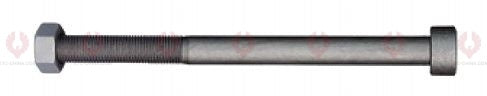 AT4665 C-Bolt C-BOLT  OUTSIDE THREAD: M18X1.5  LENGTH UNDER HEAD: 14"=356  THREAD LENGTH: 267  HEAD HEIGHT: 14  HEAD DIAMETER: 29  A F DIMENSION: 27  NUT HEIGHT: 18