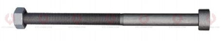AT4672 C-Bolt C-BOLT  OUTSIDE THREAD: M16X1.5  LENGTH UNDER HEAD: 11"=279  THREAD LENGTH: 209  HEAD HEIGHT: 13  HEAD DIAMETER: 25  A F DIMENSION: 24  NUT HEIGHT: 14