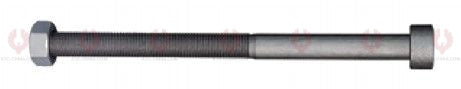 AT4674 C-Bolt C-BOLT  OUTSIDE THREAD: M16X1.5  LENGTH UNDER HEAD: 9"=229  THREAD LENGTH: 172  HEAD HEIGHT: 13  HEAD DIAMETER: 25  A F DIMENSION: 24  NUT HEIGHT: 14