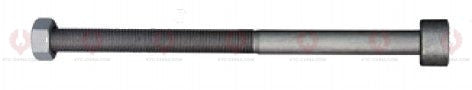 AT4684 C-Bolt C-BOLT  OUTSIDE THREAD: M14X1.5  LENGTH UNDER HEAD: 9"=229  THREAD LENGTH: 172  HEAD HEIGHT: 12  HEAD DIAMETER: 24  A F DIMENSION: 22  NUT HEIGHT: 11