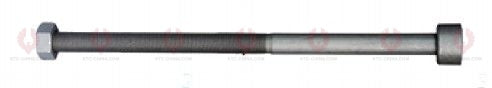 AT4686 C-Bolt C-BOLT  OUTSIDE THREAD: M12X1.75  LENGTH UNDER HEAD: 12"=305  THREAD LENGTH: 229  HEAD HEIGHT: 16  HEAD DIAMETER: 23  A F DIMENSION: 19  NUT HEIGHT: 10